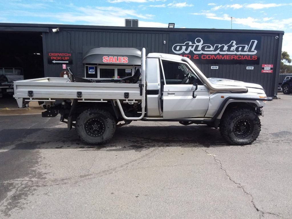 Inside the Oriental 4WD parts warehouse